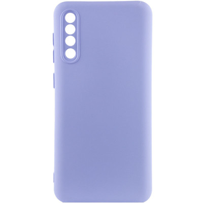 Чохол-силікон Getman Liquid Silk Full Camera Samsung Galaxy A50, A505, A30S, A307, A50S, A507 (Бузковий / Lilac)