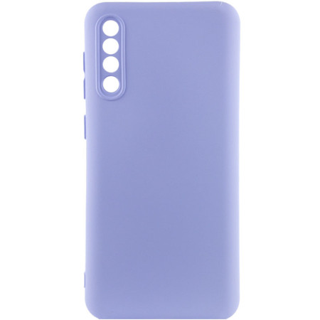 Чехол-силикон Getman Liquid Silk Full Camera Samsung Galaxy A50, A505, A30S, A307, A50S, A507 (Сиреневый / Lilac)