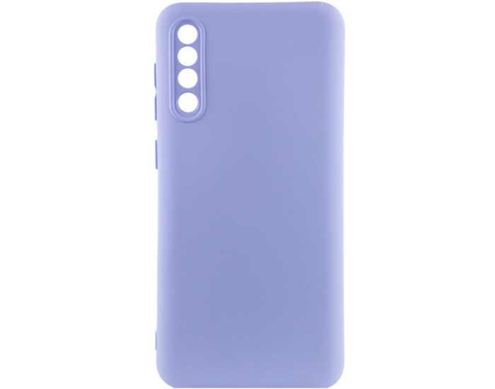 Чохол-силікон Getman Liquid Silk Full Camera Samsung Galaxy A50, A505, A30S, A307, A50S, A507 (Бузковий / Lilac)