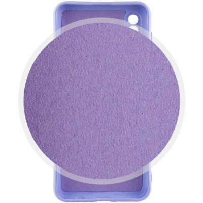 Чохол-силікон Getman Liquid Silk Full Camera Samsung Galaxy A50, A505, A30S, A307, A50S, A507 (Бузковий / Lilac)