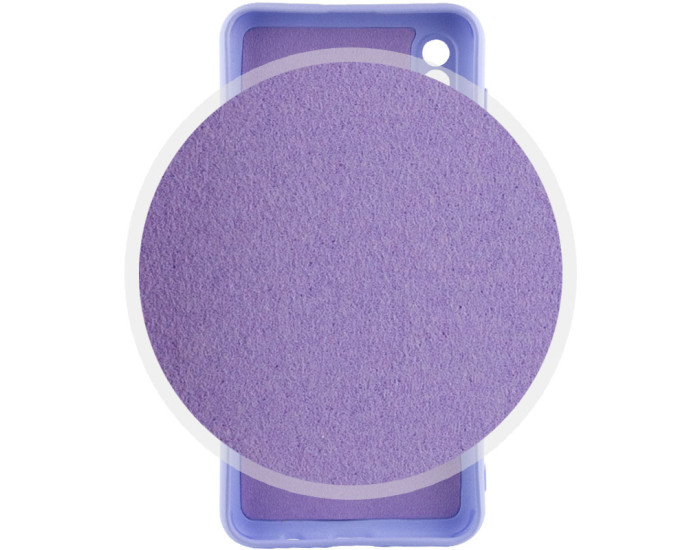 Чохол-силікон Getman Liquid Silk Full Camera Samsung Galaxy A50, A505, A30S, A307, A50S, A507 (Бузковий / Lilac)