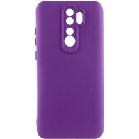 Чохол-силікон Getman Liquid Silk Full Camera Xiaomi Redmi Note 8 Pro фіолетовий