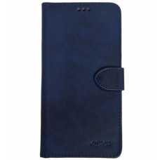 Чехол-книга Leather Folio Xiaomi Redmi 13C / Poco C65 Blue (магнитная застежка)