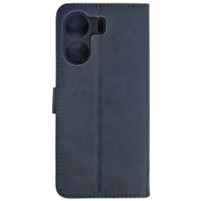 Чохол-книга Leather Folio Xiaomi Redmi 13C / Poco C65 Blue (магнітна застібка)