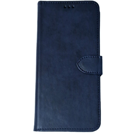 Чехол-книга Leather Folio Xiaomi Redmi Note 11 4G / Note 11S Blue (магнитная застежка)