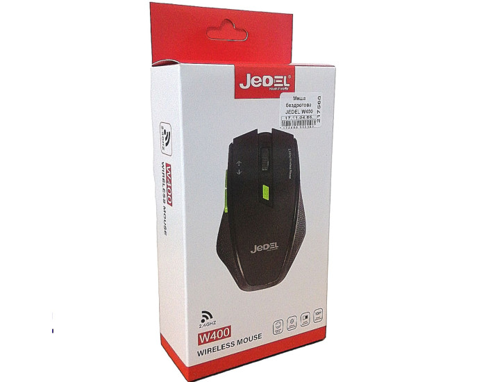 Мышь беспроводная JEDEL W400 Black