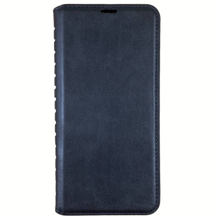 Чехол-книга Leather Folio Samsung M52 черный (Класс А)