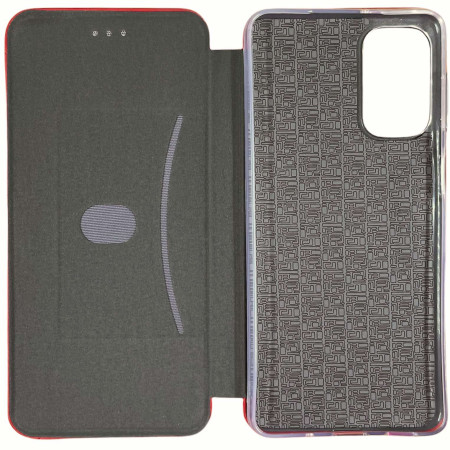 Чехол-книга Premium Leather Case Samsung M52/M526, красный (Класс B)
