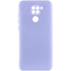 Чехол-силикон Getman Liquid Silk Full Camera Xiaomi Redmi Note 9 сиреневый