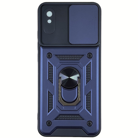 Чехол-Ударопрочный Camshield Serge Ring Xiaomi Redmi 9A, Синий