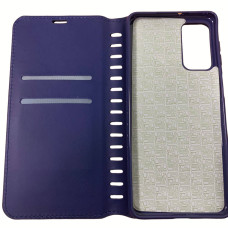 Чохол-книга Leather Folio Samsung M52 синій