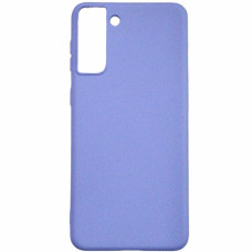 Чехол-силикон Aspor Samsung S21 с микрофиброй фиолетовый