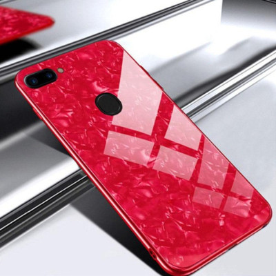 Чехол-силикон Marble Glass Xiaomi Redmi Mi9T, K20, K20 Pro, Mi9T Pro, Red