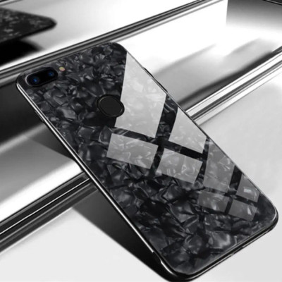 Чохол-силікон Marble Glass Xiaomi Redmi Mi9T, K20, K20 Pro, Mi9T Pro, Black
