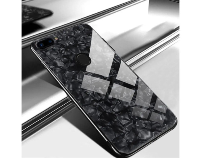 Чехол-силикон Marble Glass Xiaomi Redmi Mi9T, K20, K20 Pro, Mi9T Pro, Black