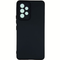 Чехол-силикон Silicone Lakshmi Full Camera Samsung A73 5G (Черный / Black) (Класс B)