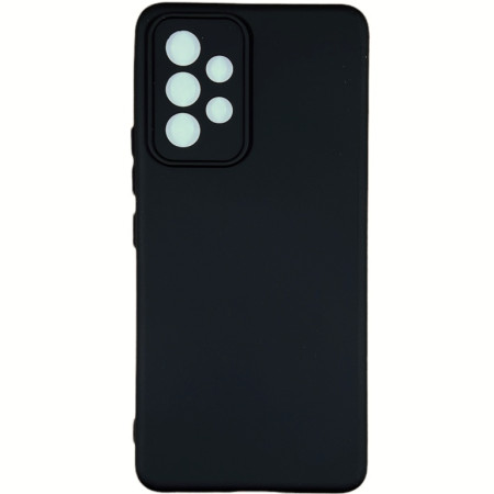 Чехол-силикон Silicone Lakshmi Full Camera Samsung A73 5G (Черный / Black) (Класс А)