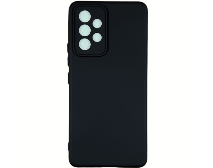 Чохол-силікон Silicone Lakshmi Full Camera Samsung A73 5G (Чорний / Black)