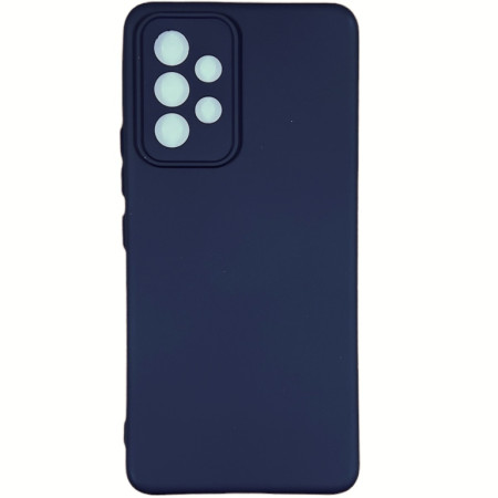 Чехол-силикон Silicone Lakshmi Full Camera Samsung A73 5G (Синий/ Midnight Blue)