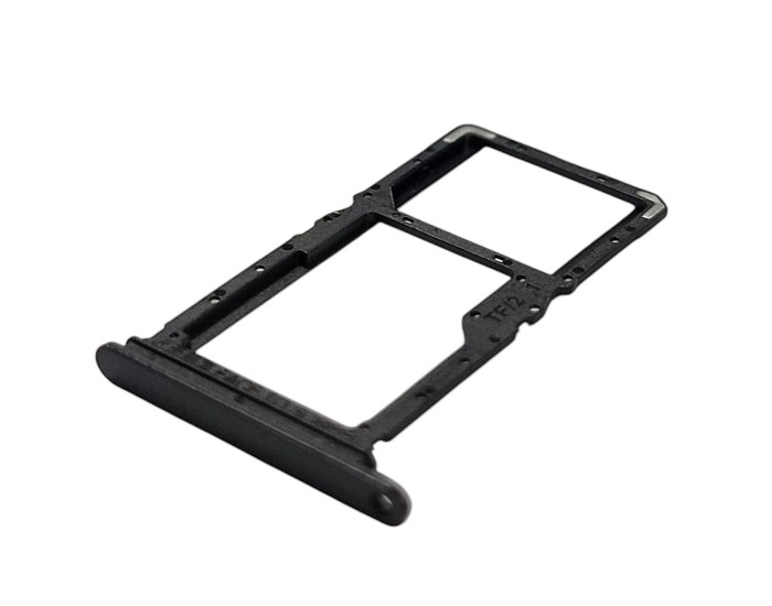 Держатель SIM-карты для Xiaomi Redmi Note 13 5G /Redmi Note 13 Pro 4G /Poco M6 Pro 4G чорний, на дві Sim-карти