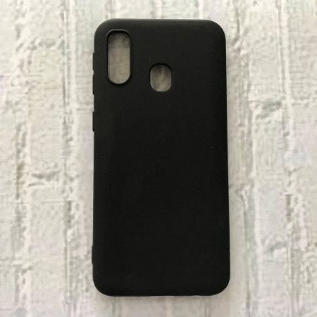 Чехол-силикон Smtt Samsung A40 A405 Black