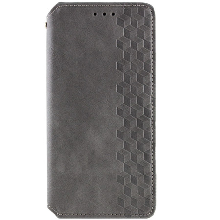 Чехол-книга Кожаный GETMAN Cubic Samsung S20 FE серый