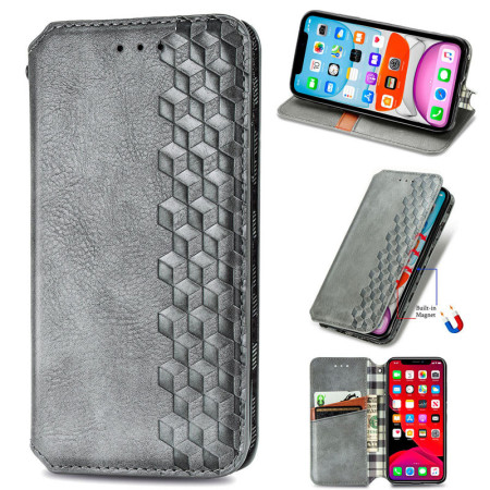 Чехол-книга Кожаный GETMAN Cubic Samsung S20 FE серый