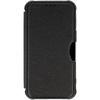 Чехол-книга Getman Razor Carbon Xiaomi Redmi 13 4G / Poco M6 4G Черный