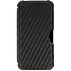 Чехол-книга Getman Razor Carbon Xiaomi Redmi 13 4G / Poco M6 4G Черный