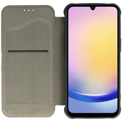 Чехол-книга Getman Razor Carbon Xiaomi Redmi Note 13 Pro 4G / Poco M6 Pro 4G черный