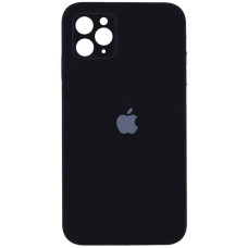 Чехол-силикон оригинал Square Cover Soft Matte Full Camera iPhone 11 Pro Black (Класс B)