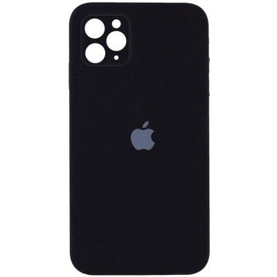 Чехол-силикон оригинал Square Cover Soft Matte Full Camera iPhone 11 Pro Black