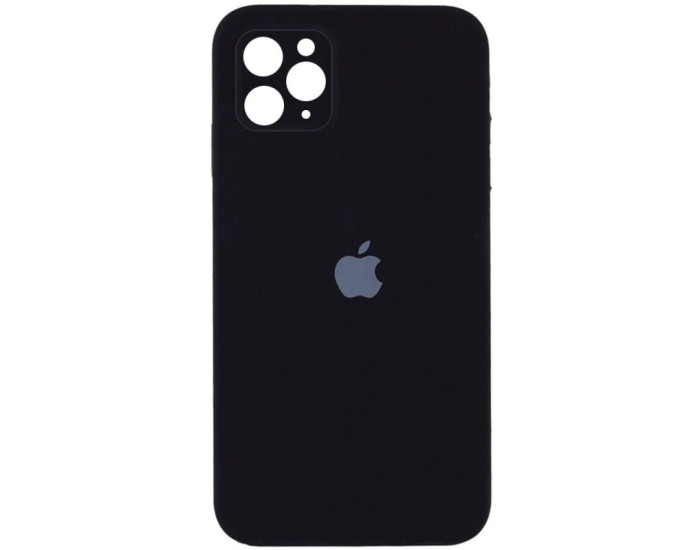 Чехол-силикон оригинал Square Cover Soft Matte Full Camera iPhone 11 Pro, Black