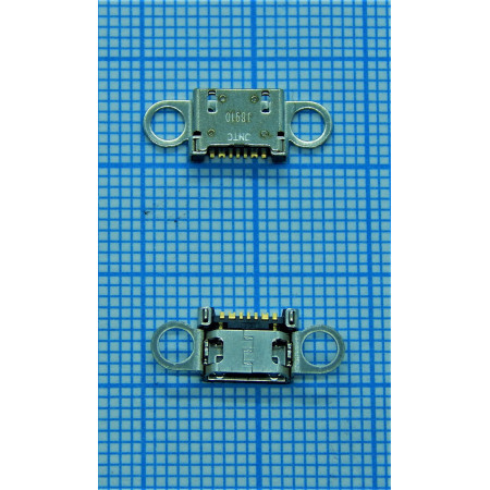 Коннектор зарядки Samsung A310 / A3 2016 / A510F / A5 2016 / A710F / A7 2016 / G920F / S6 / G925F / S6 Edge/ N9200 /Samsung Note 5 /  N920C 7 pin, mic