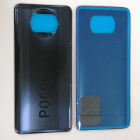 Задняя крышка корпуса для Xiaomi Poco X3 Pro / Poco X3 , черная (Класс А)