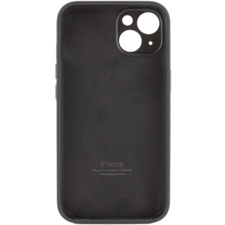 Чехол-силикон оригинал Full Camera Soft Matte iPhone 13 Black (Класс B)