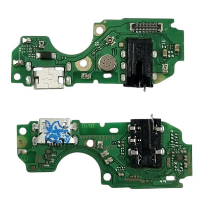 Шлейф для Infinix Smart 7, конектора зарядки, мікрофона, з компонентами