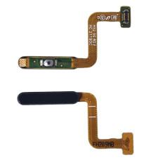 Шлейф для Samsung M52, Galaxy M525 с кнопкой включения, сканер отпечатка пальца, (Touch ID), черный, оригинал