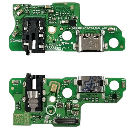 Шлейф для ZTE Blade A35, коннектора зарядки, high Copy