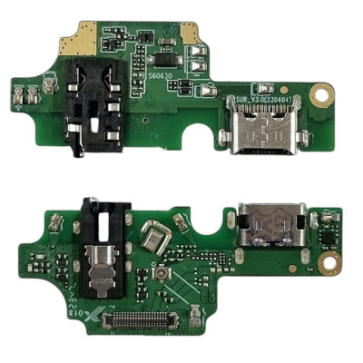 Шлейф для ZTE Blade V50 Design 4G/ A73 4G мікрофона, конектора зарядки, конектора навушників, High Copy