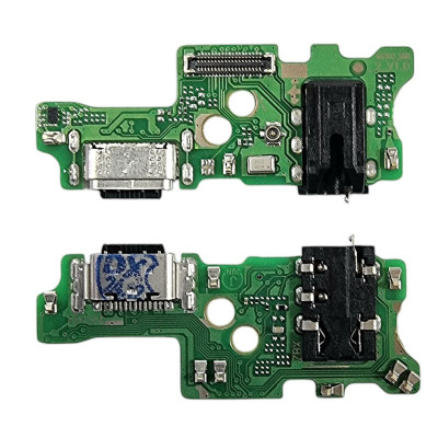 Шлейф для Infinix Hot 11s, конектора зарядки, мікрофона, з компонентами, Copy