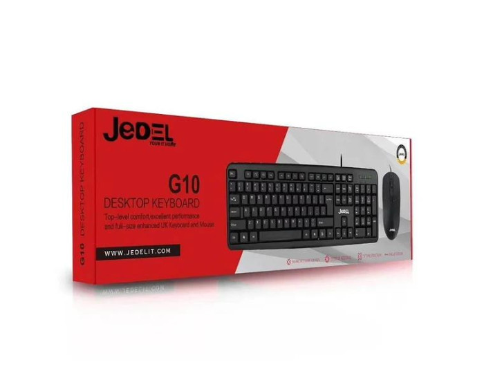 Проводная клавиатура Jedel G10 + мышь
