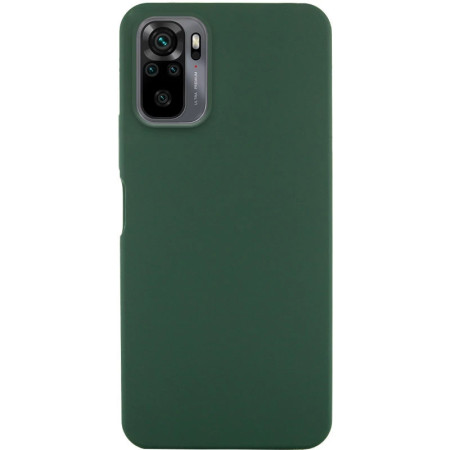 Чехол-силикон Cover Lakshmi Full Camera Xiaomi Redmi Note 10/ Note 10s/ Poco M5s темно-зеленый