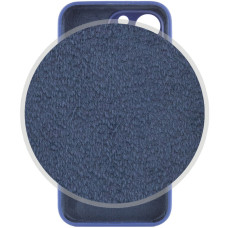 Чехол-силикон оригинал Full Camera Soft Matte iPhone 16 Pro Max (Темно-синий / Midnight blue)