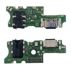 Шлейф для Tecno Spark 9 Pro (KH7n), коннектора зарядки, микрофона, с компонентами, High Copy