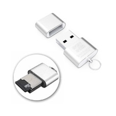 Адаптер Card Reader SIYOTEAM SY- T18 Micro SD USB 2.0 / 480Mbp/s Silver
