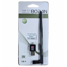 WiFi адаптер USB+Антена LV-UW10 (600Mbps) с длинной антенной