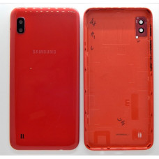 Задняя панель корпуса для Samsung A105, A10 2019, Red (Класс B)