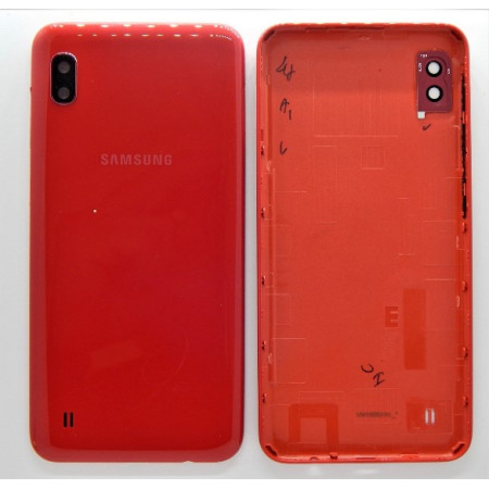 Задняя панель корпуса для Samsung A105, A10 2019, Red (Класс А)