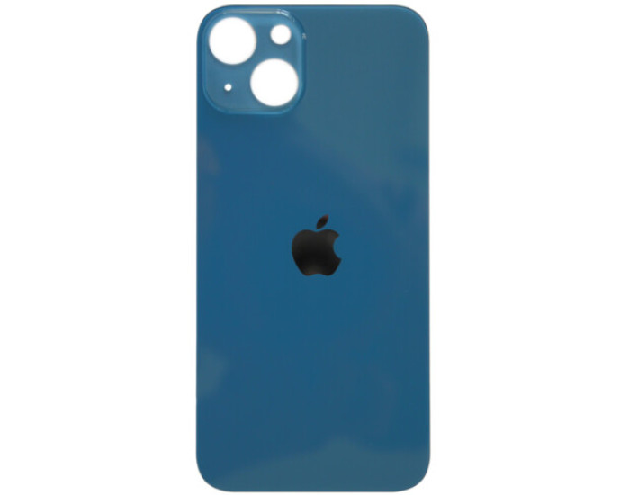 Задня панель корпуси для iPhone 13, синя (Big Hole)